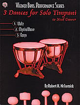 THREE DANCES FOR SOLO TIMPANI cover